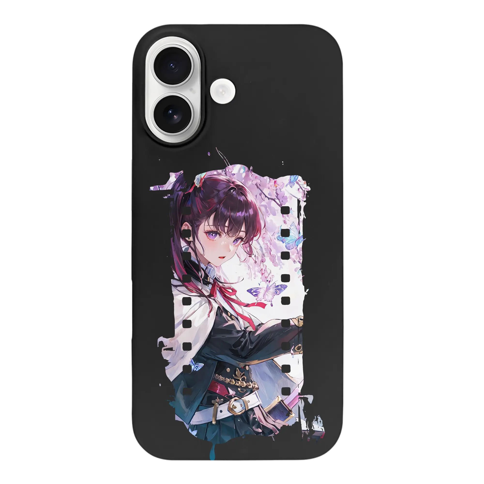 鬼滅の刃 グッズ,栗花落 カナヲ - iPhone 17 シリーズ シリコンケース 薄型 耐衝撃 指紋防止 ソフトタッチカバー 精密フィット 傷防止 保護ケース iPhone 17/17 Air/17 Pro/17 Pro Max 対応